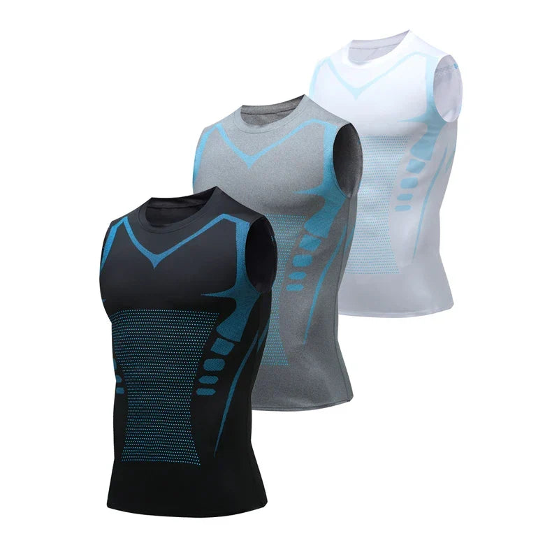 Compression Tank Top with Posture Support for Men & Women – Breathable Body Shaping Undershirt | Thomler