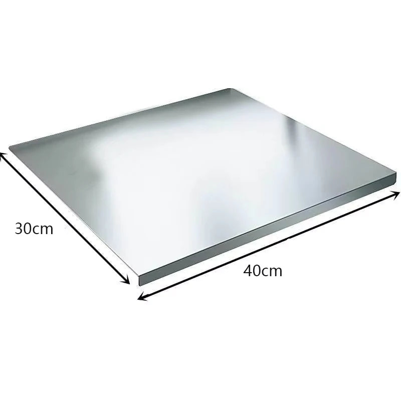Professional Kitchen Prep Surface – Rustproof Metal Base with Etched Guidelines for Precise Portioning, Dishwasher Ready & Grip Footer for | Thomler