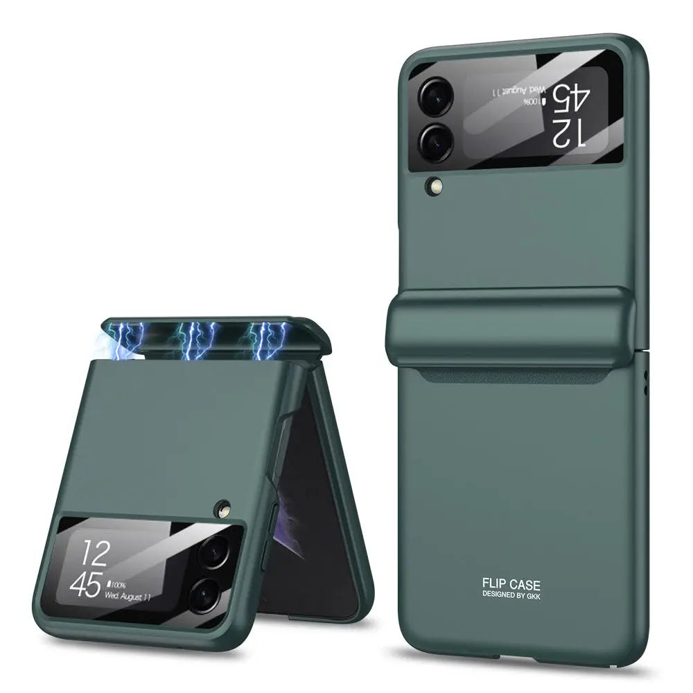 Galaxy Z Flip 4 Heavy-Duty Protective Case – Full-Coverage Shell with Wireless Charging Support & Impact-Resistant Corners for Samsung | Thomler