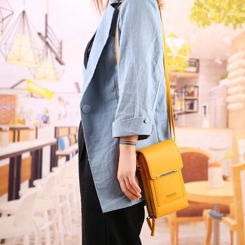 Compact RFID-Blocking Crossbody Bag with Waterproof Phone Compartment for Women & Travel | Thomler