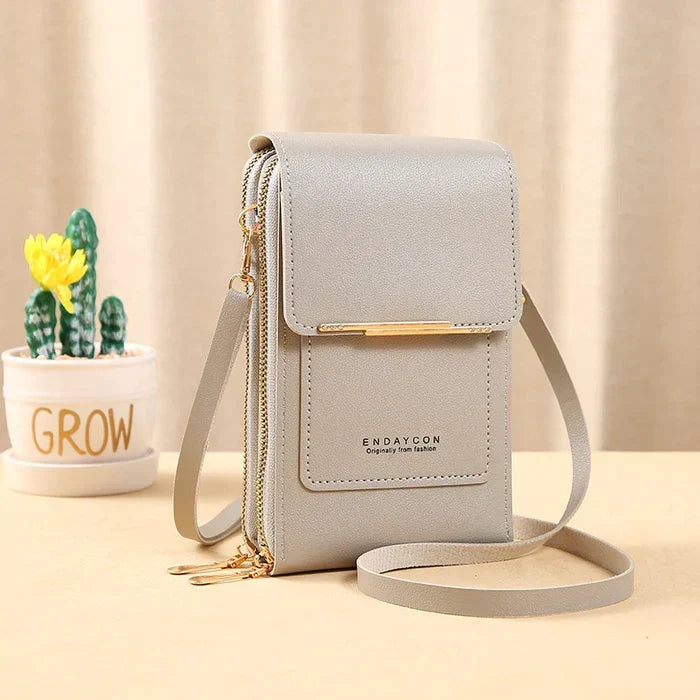Compact RFID-Blocking Crossbody Bag with Waterproof Phone Compartment for Women & Travel | Thomler