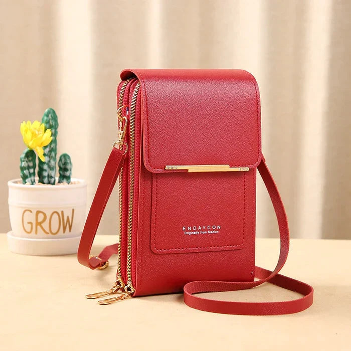 Compact RFID-Blocking Crossbody Bag with Waterproof Phone Compartment for Women & Travel | Thomler