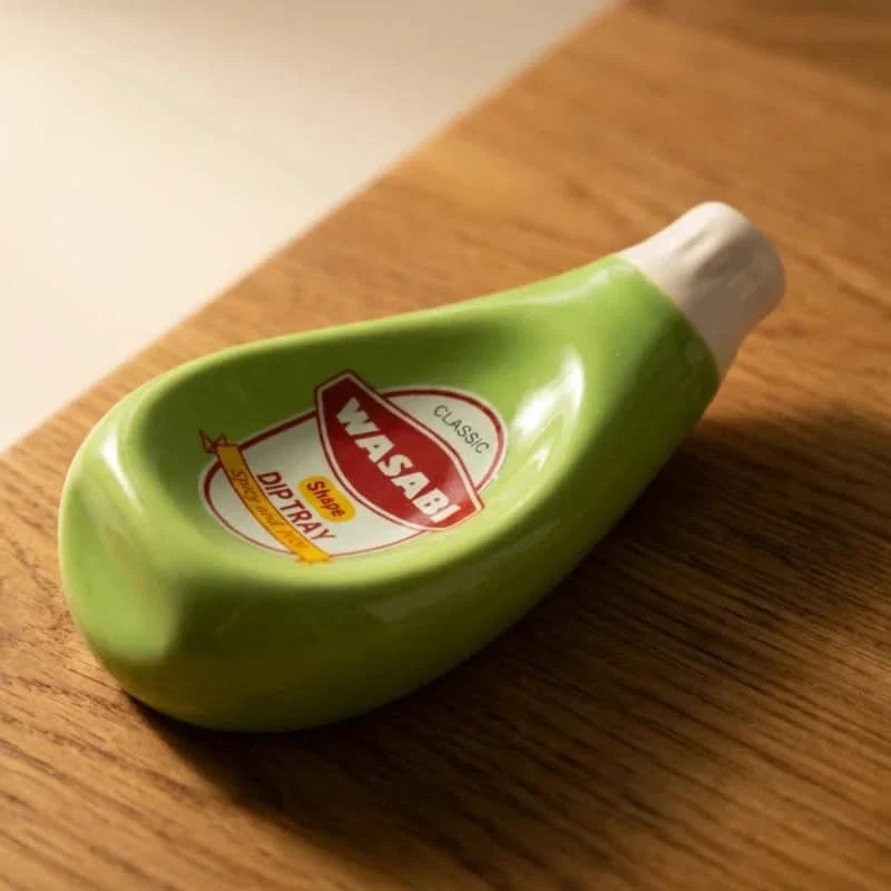 Ceramic Sauce Dish Set - Bottle-Shaped Serving Bowls for BBQ Condiments & Snacks - Kitchen Table Organizer | Thomler