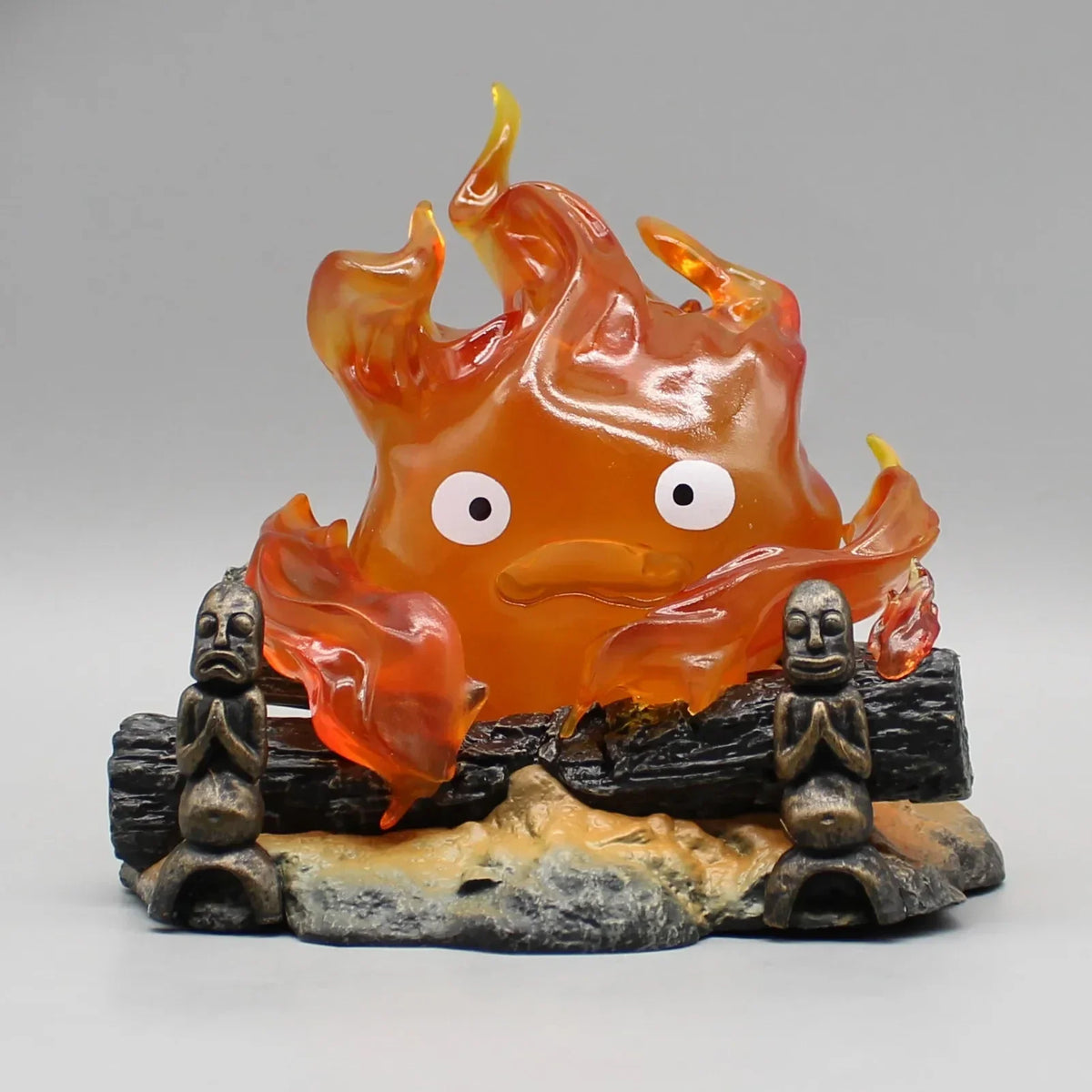 Glowing Flame Cartoon Collectible Figure | Glow-in-the-Dark Anime Character Statue for Shelf Display & Home Decor | PVC Figurine Collectible | Thomler