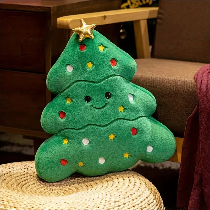 Holiday Plush Throw Pillow – Festive Character Cushion for Christmas & New Year Home Decor | Thomler