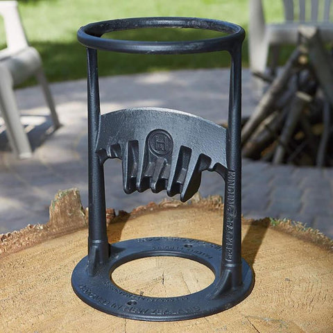 Manual Log Splitter Wedge for Firewood | Heavy-Duty Steel Kindling Tool for Home & Camping | Safe Axe-Free Wood Splitting | Thomler