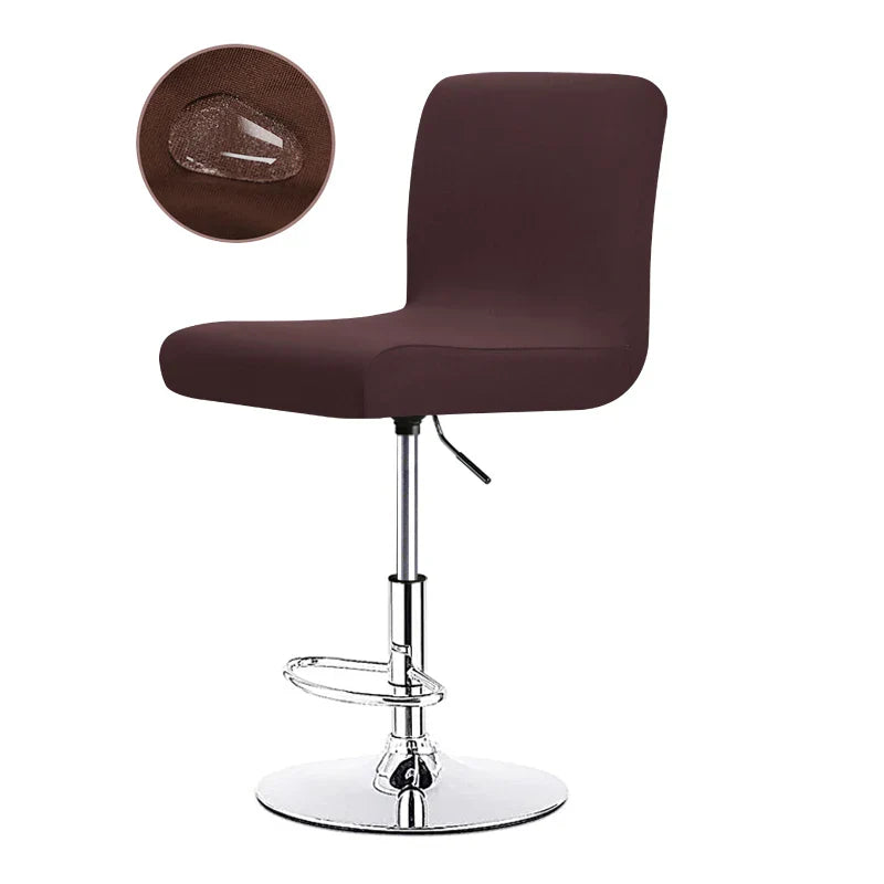 Stretch Bar Stool Cover | Universal Fit Chair Slipcover for Kitchen Counter Stools, Dining Room & Home Bar Seating Protection | Waterproof | Thomler
