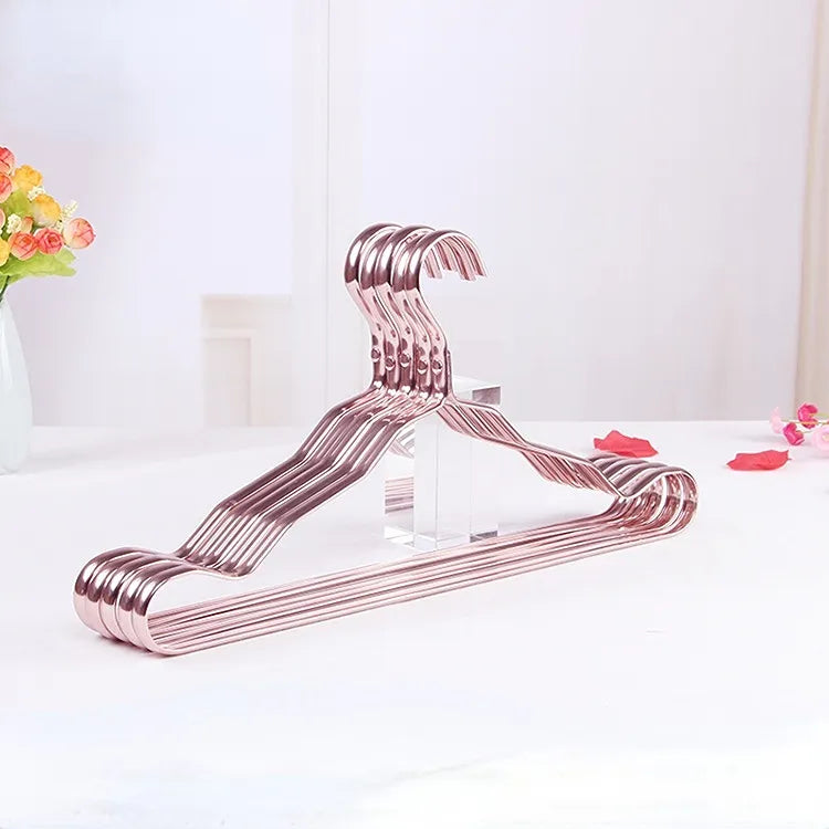 Clothes Hangers Brass Polished Finish Rounded Hook Wardrobe Coat Blouse Organiser Luxury Clothing Rack Storage | Thomler