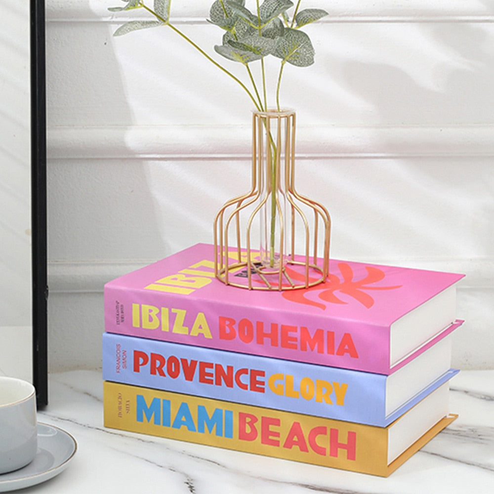 Faux Coffee Table Book Covers – Designer Accent Pieces for Shelf Styling & Living Room Display | Thomler
