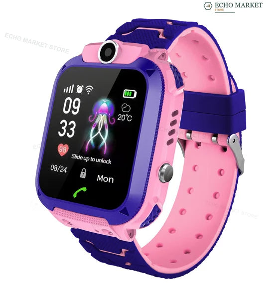 Kids GPS Tracker Watch with SOS Emergency Call Camera Voice Chat IP67 Water Resistant Location Monitoring Smartwatch for Children iOS | Thomler