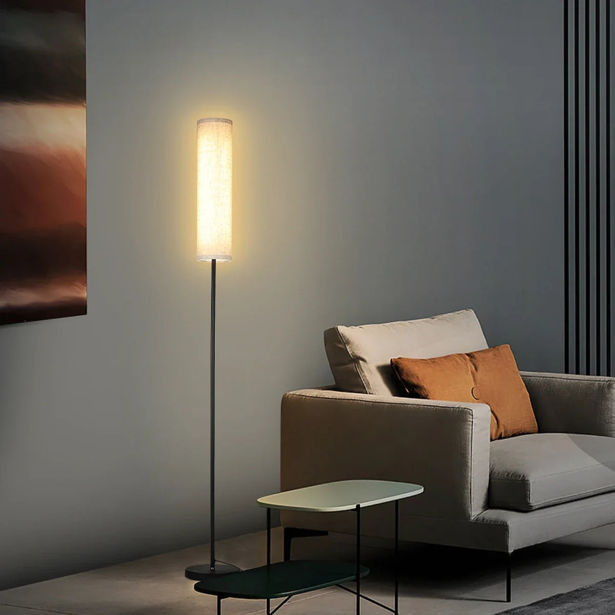 Adjustable LED Floor Lamp with Remote Control & Timer for Living Room & Bedroom | Thomler