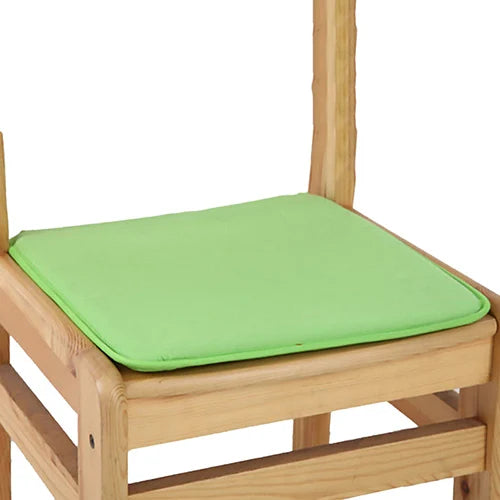 Square Chair Pad with Ties 16×16 in Cotton-Blend Dining Kitchen Office Seat Cushion Modern Solid Color for Indoor Use | Thomler