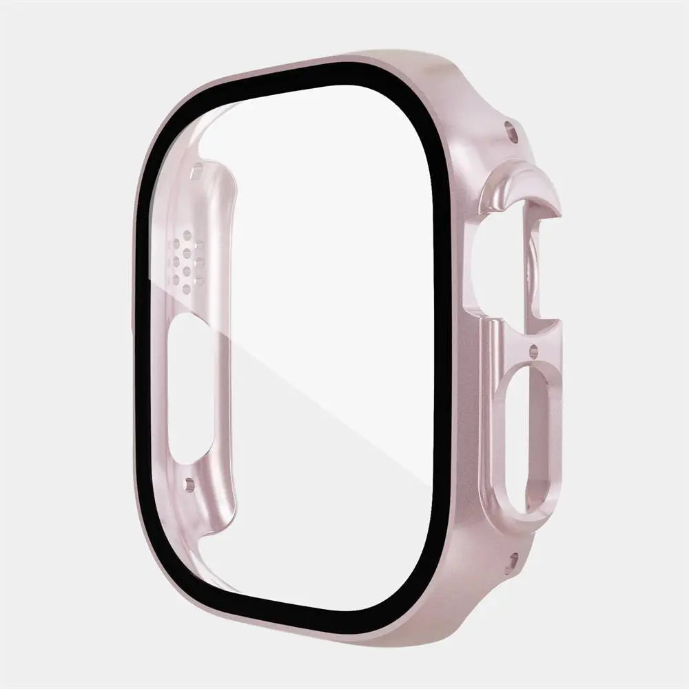 Protective Shell with Tempered Glass Screen Guard for 49mm Apple Watch Ultra Series – Full-Body Snap-On Design | Thomler