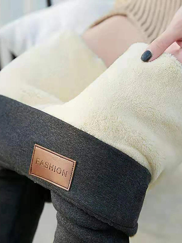 High-Waisted Fleece-Lined Leggings for Women – Thermal Insulated Tights for Cold Weather | Thomler