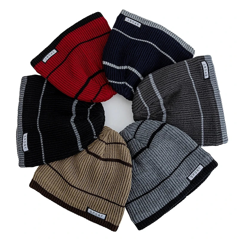 Fleece-Lined Knit Beanie for Cold Weather – Unisex Winter Hat with Soft Faux Fur Lining for Everyday Wear, Skiing & Outdoor Activities | Thomler
