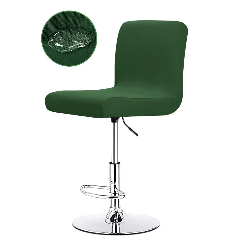 Stretch Bar Stool Cover | Universal Fit Chair Slipcover for Kitchen Counter Stools, Dining Room & Home Bar Seating Protection | Waterproof | Thomler