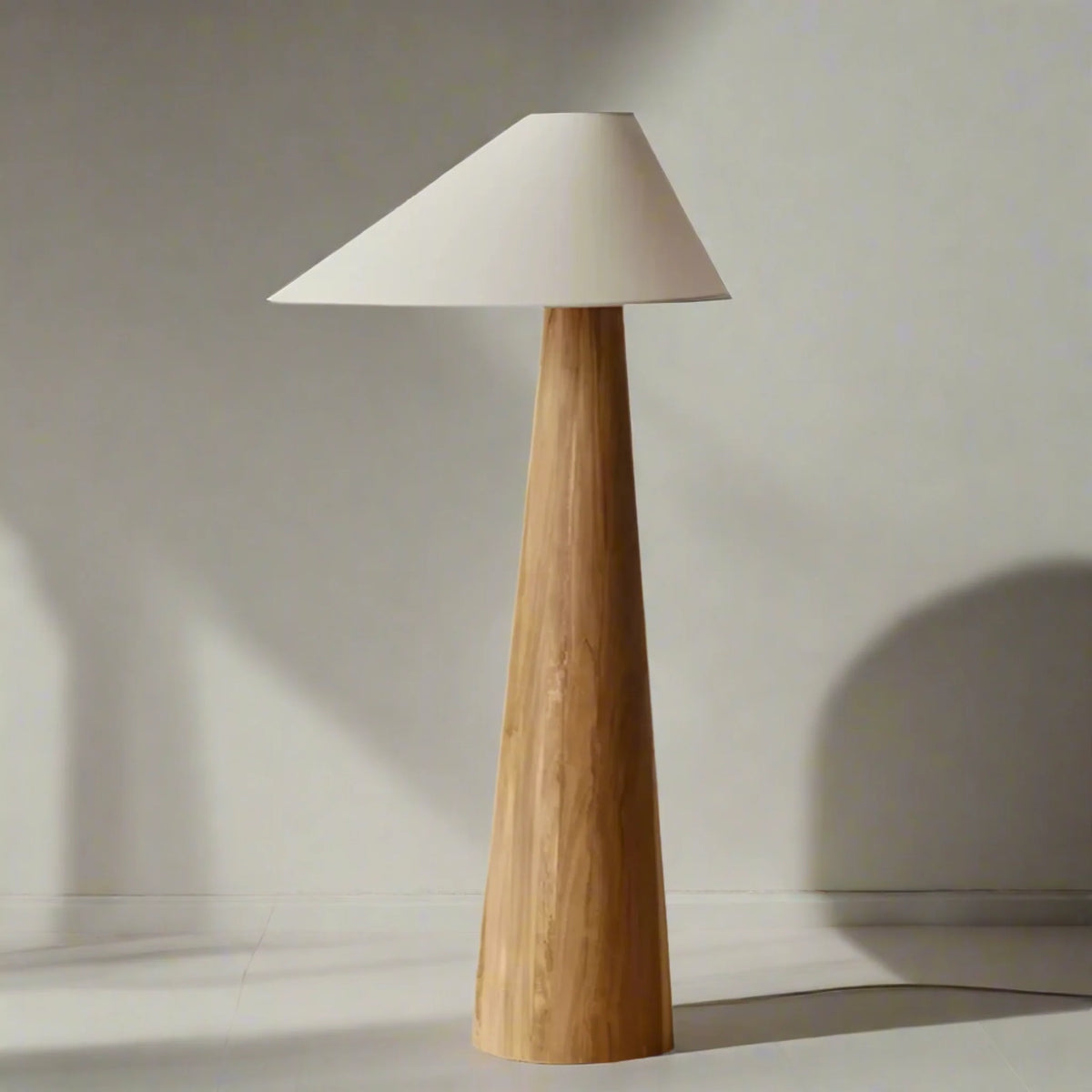 Vertical Wooden Lamp with Warm LED Glow – Table or Floor Style for Living Room & Bedroom | Thomler