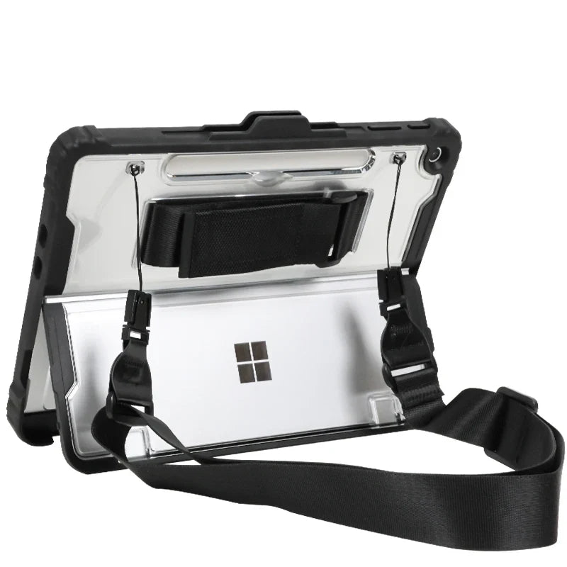 Rugged Protective Case for Microsoft Surface Pro & Go — Fitted Shell with Optional Shoulder Strap | Thomler