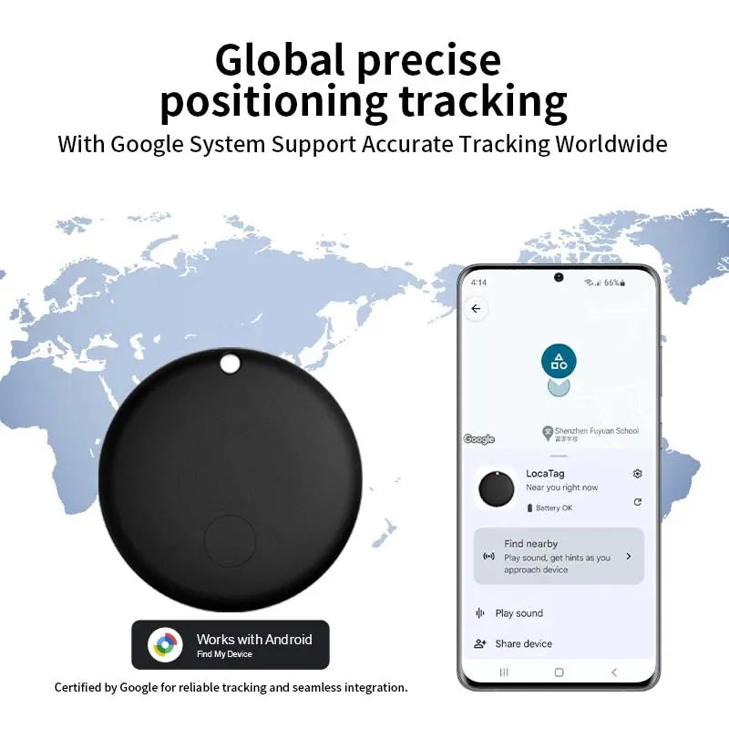 Pet Location Tracker Collar for Dogs & Cats with Android Network Connectivity and Reflective Safety Band | Thomler