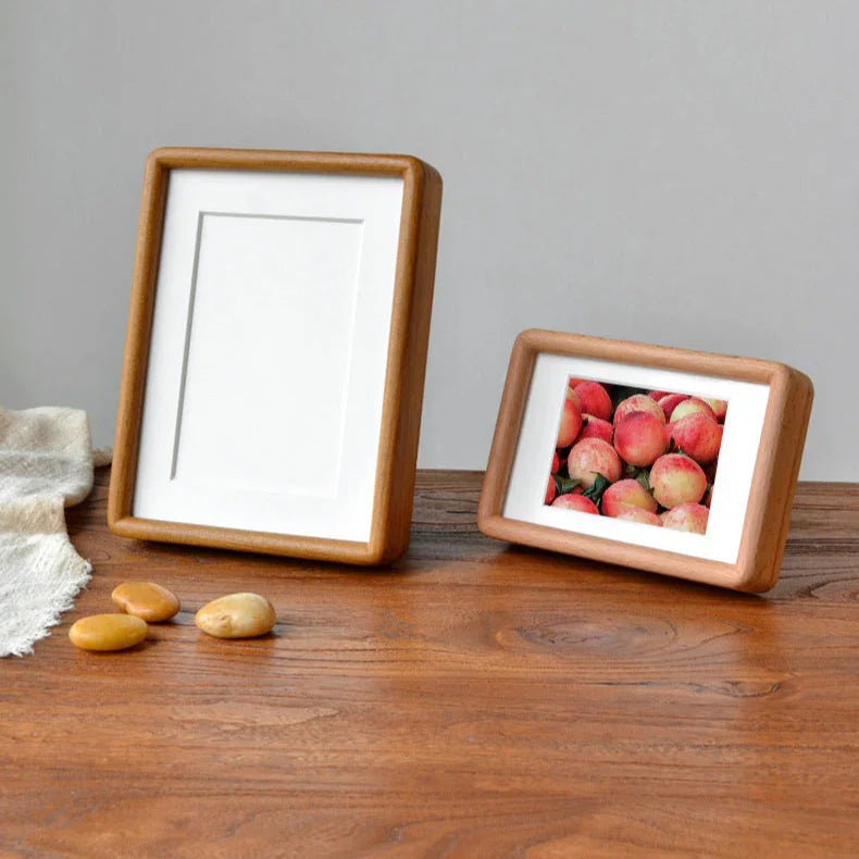 Photo Frame Solid Hardwood A4 21.0 cm x 29.7 cm Portrait Display Living Room Wedding Picture Frame Handmade Wooden Decor | Thomler