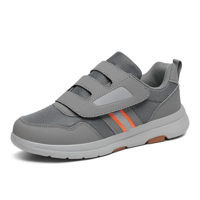 Adjustable Wide-Fit Supportive Sneakers for Sensitive Feet | Cozy Slip-On with Hook-and-Loop Closure for Everyday Comfort & Mobility | Thomler