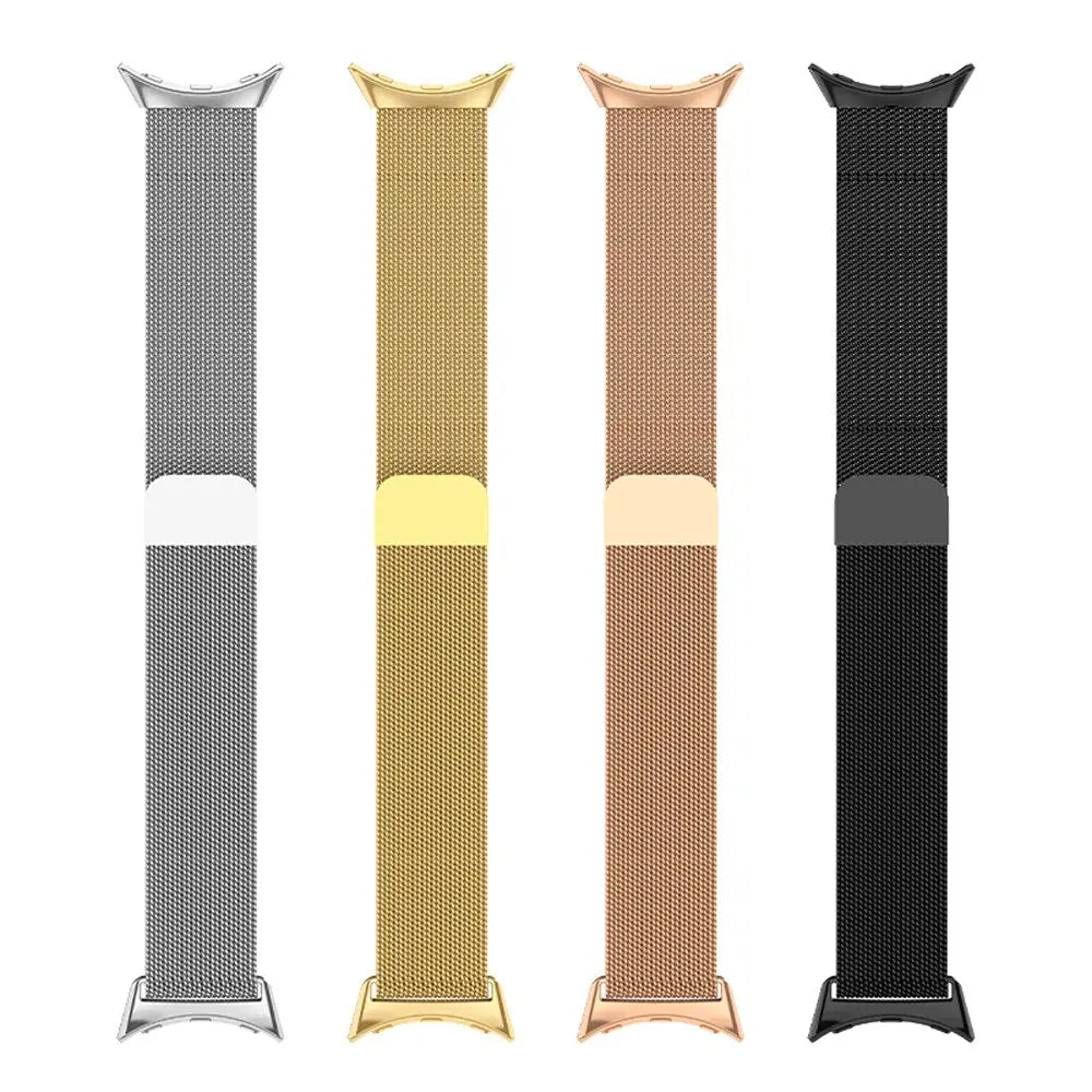 Stainless Steel Magnetic Watch Band for Google Pixel Watch & Watch 2 – Adjustable Metal Mesh Bracelet with Secure Magnetic Clasp | Thomler