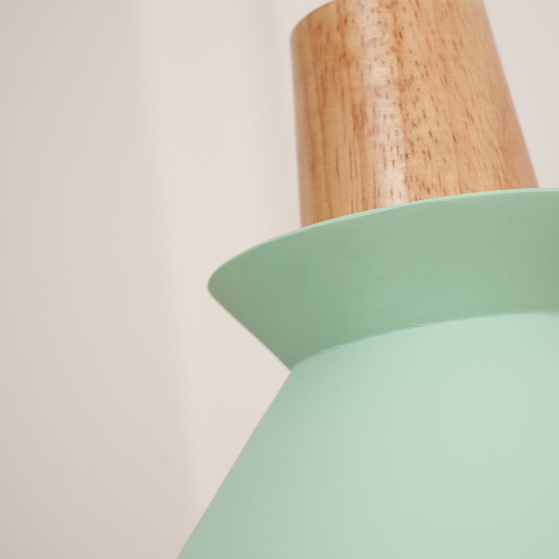 Pendant Light Resin Wood 8.7 in Dining Room Kitchen Island Hanging Ceiling Lamp Scandinavian Style | Thomler