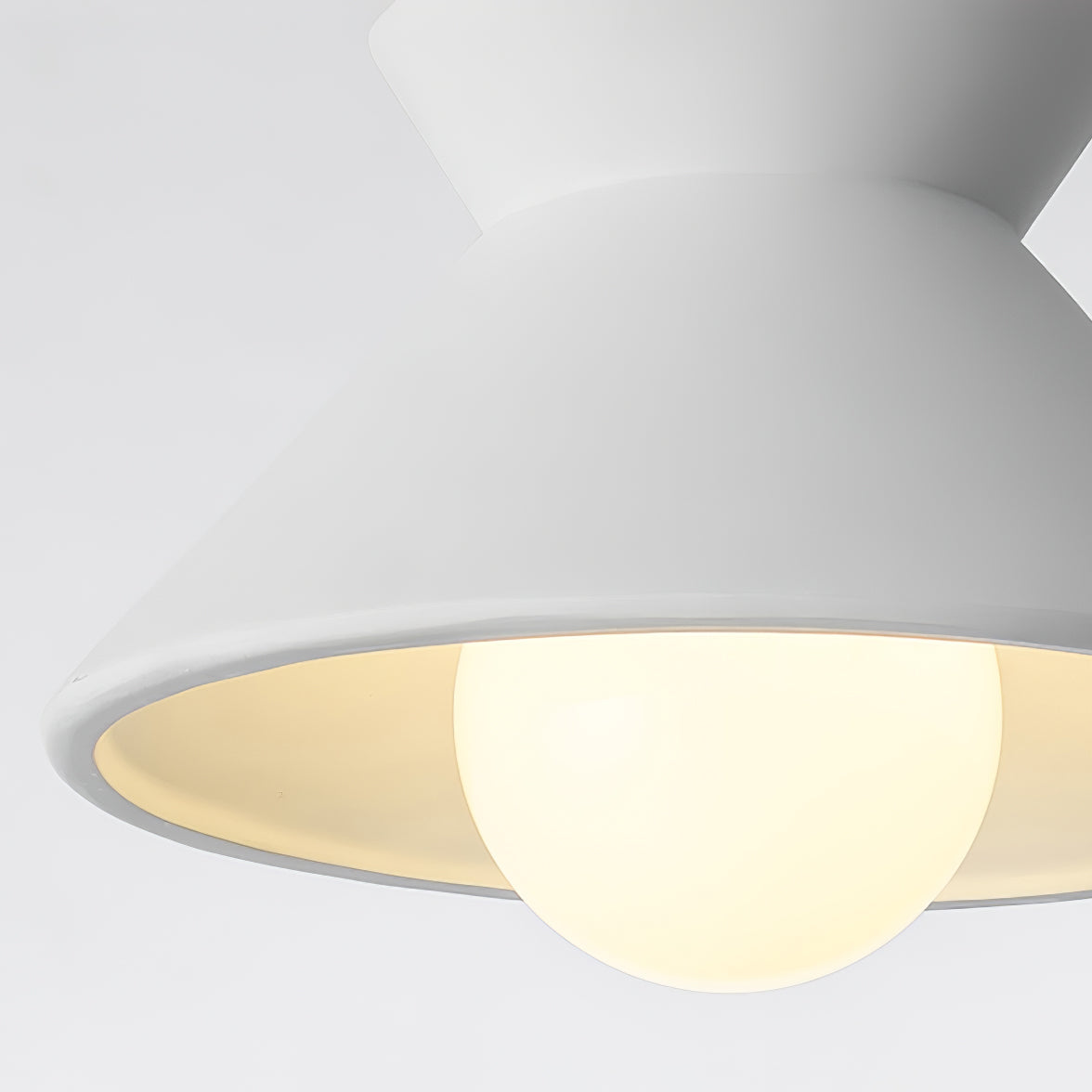 Pendant Light Resin Wood 8.7 in Dining Room Kitchen Island Hanging Ceiling Lamp Scandinavian Style | Thomler