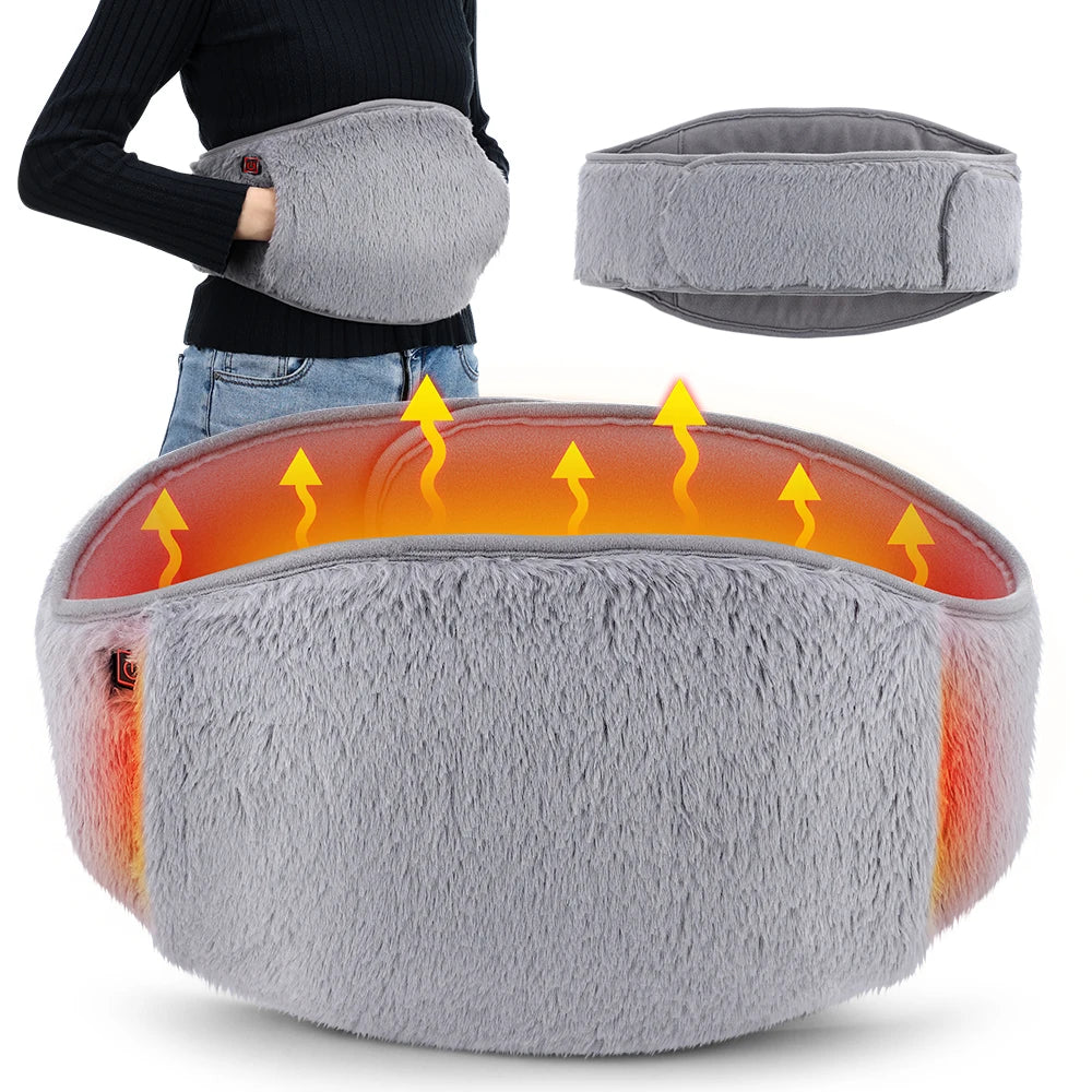 Elektrische Verwarming Riem Handwarmer USB Opladen Draagbare Kachel Heet Kompres Therapie Abdominale Taille Menstruatie Baarmoeder Warming Pad