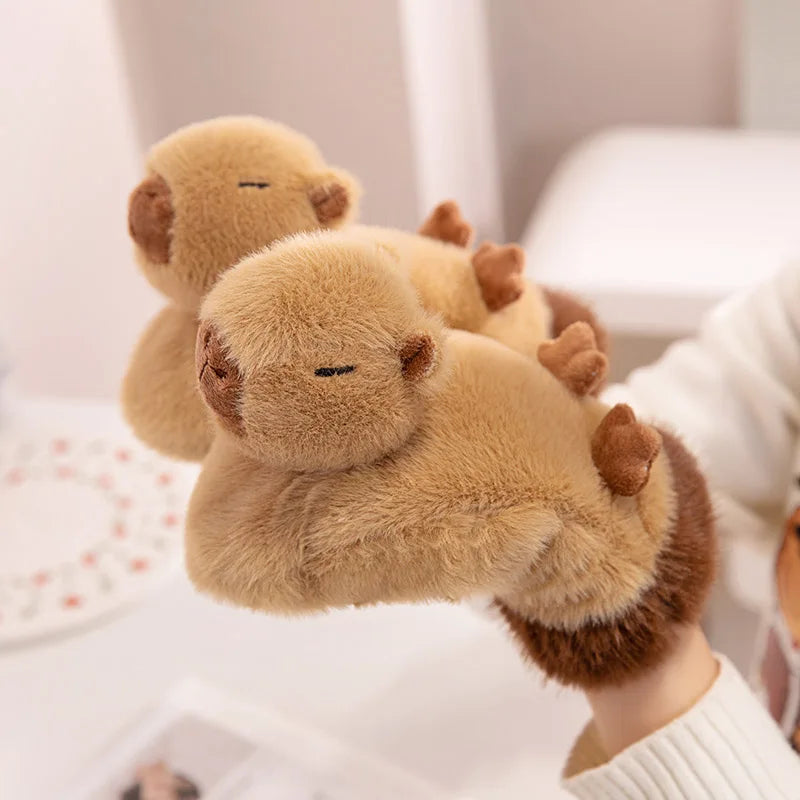 Adorable Plush Animal Winter Mittens for Kids & Adults – Soft Fleece Character Gloves with Cozy Warmth for Cold Weather | Thomler