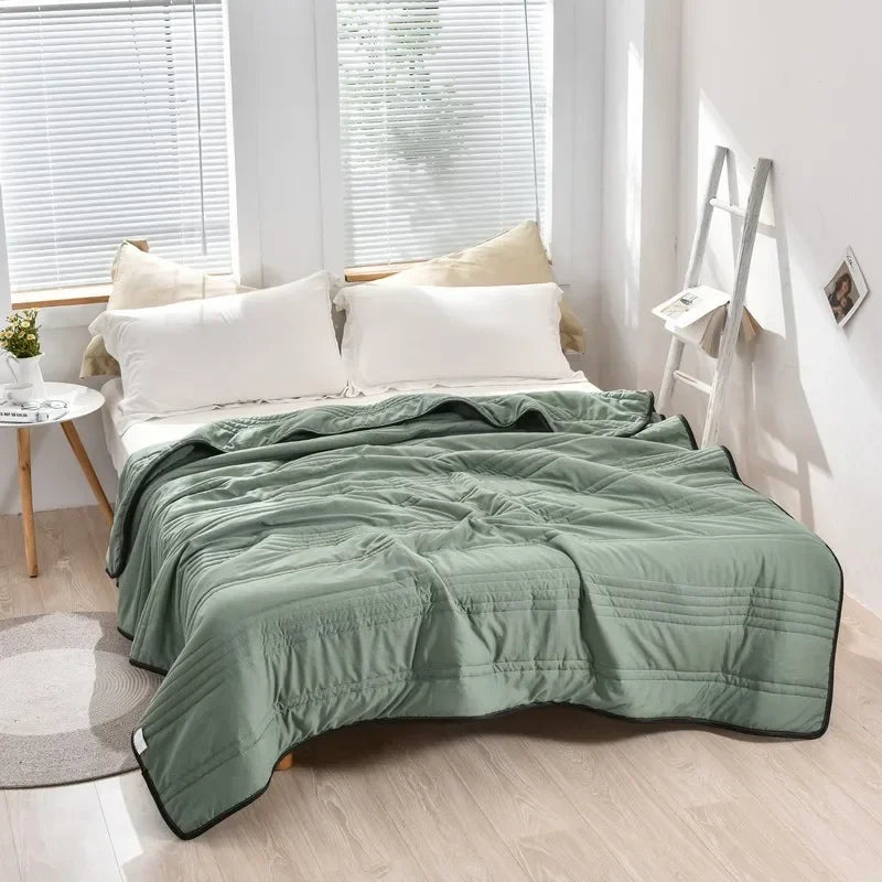 Cooling Weighted Blanket for Hot Sleepers – Breathable Summer Sleep Comforter for Adults & Teens | Thomler