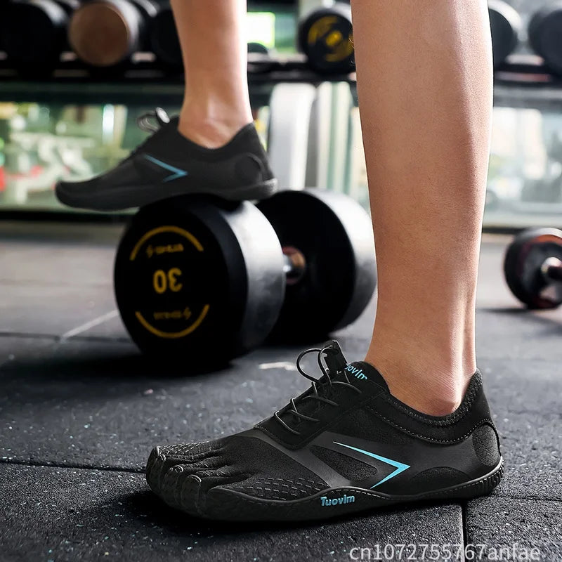 Barefoot Training Shoes for Men & Women – Lightweight Mesh Athletic Sneakers with Five-Toe Design for Gym, Walking & Cross Training | Thomler