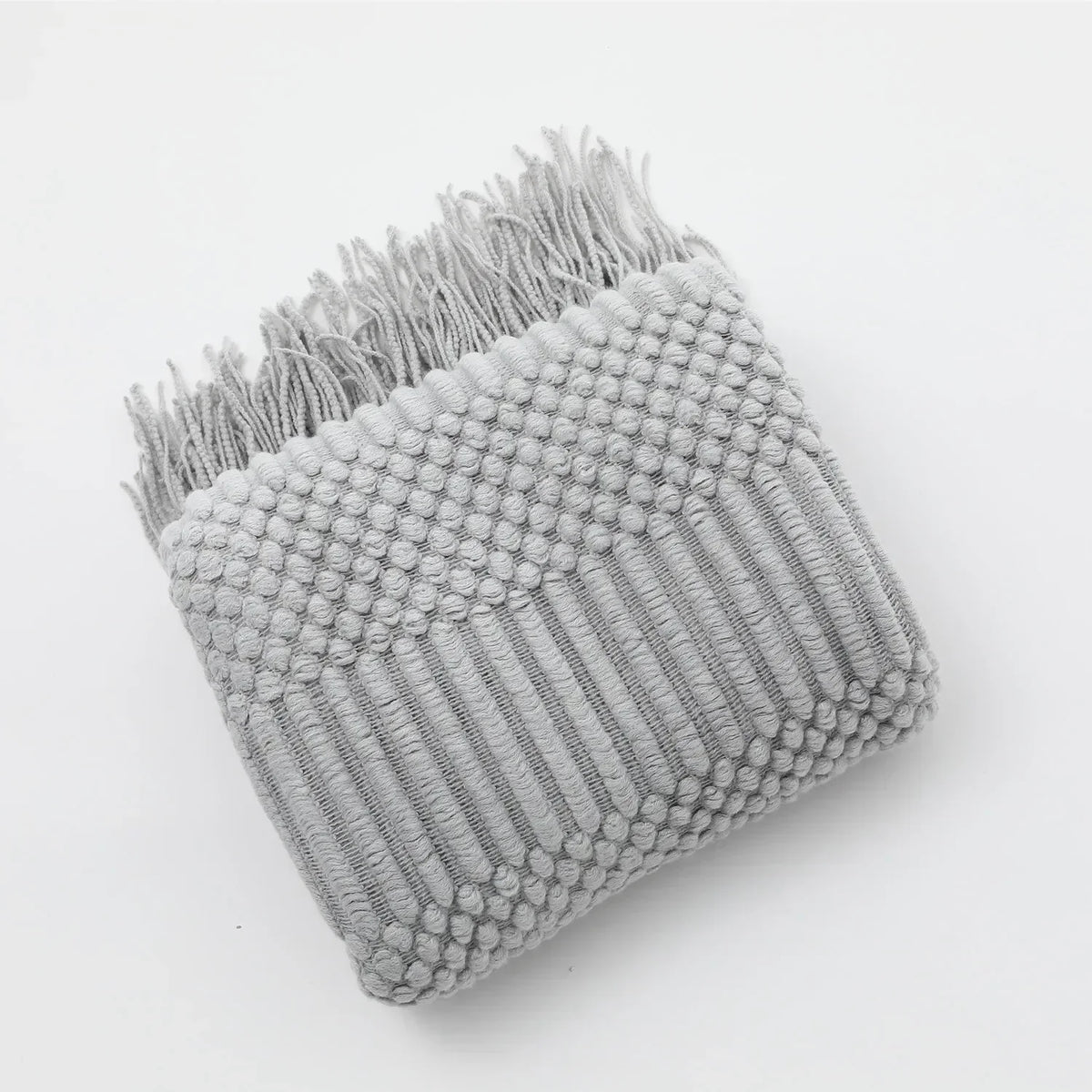 Chunky Knit Throw Blanket – Cozy Acrylic Sofa & Bed Cover for Living Room & Bedroom | Thomler