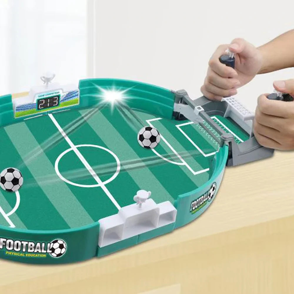 Desktop Foosball Set Compact Family Action Game for Kids & Adults Recreation Room Fun | Thomler