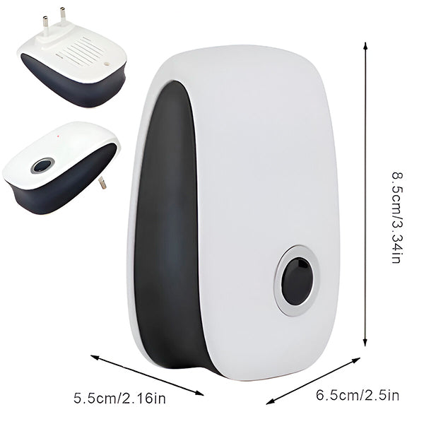Ultrasonic Pest Repeller for Mosquitoes Mice Ants Roaches | Indoor Electronic Bug Control Device Chemical-Free Non-Toxic | Safe for Kids Pet | Thomler