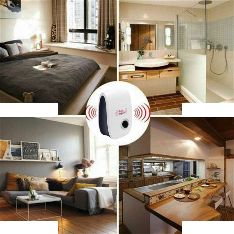 Electronic Rodent Repeller Ultrasonic Pest Control Plugin for Mice Rats Insects Safe Chemical-Free Indoor Coverage | Thomler
