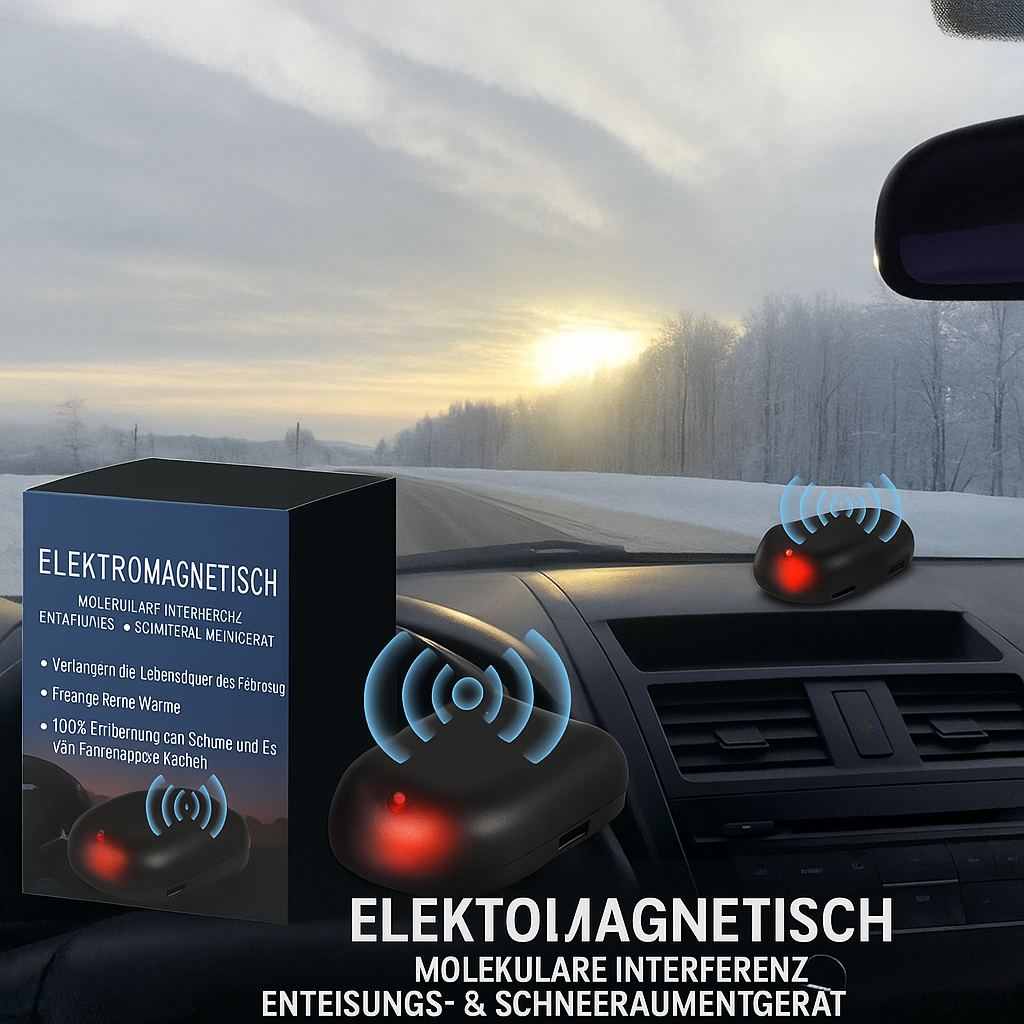 Solar-Powered Windshield Ice Remover for Cars Automatic Defrosting Tool Safe Winter Driving Accessories | Thomler