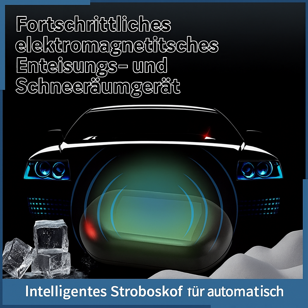 Solar-Powered Windshield Ice Remover for Cars Automatic Defrosting Tool Safe Winter Driving Accessories | Thomler
