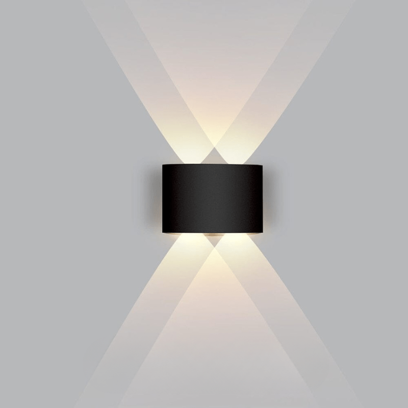 Outdoor Wall Light Aluminium LED 10 in Waterproof Garden Driveway Balcony Lighting Modern Weatherproof Fixture | Thomler