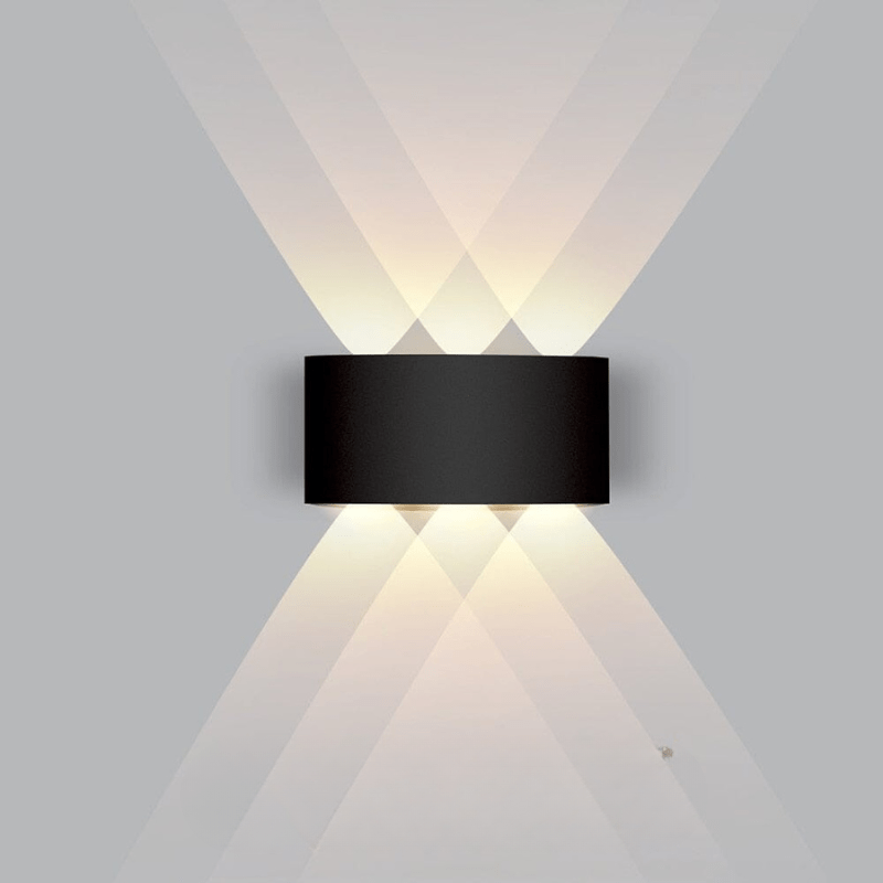 Outdoor Wall Light Aluminium LED 10 in Waterproof Garden Driveway Balcony Lighting Modern Weatherproof Fixture | Thomler