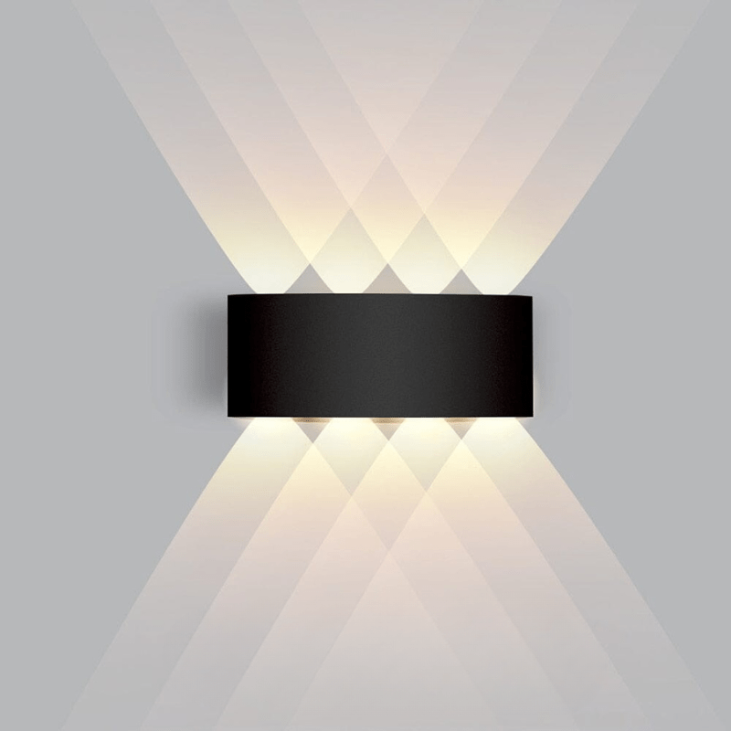Outdoor Wall Light Aluminium LED 10 in Waterproof Garden Driveway Balcony Lighting Modern Weatherproof Fixture | Thomler
