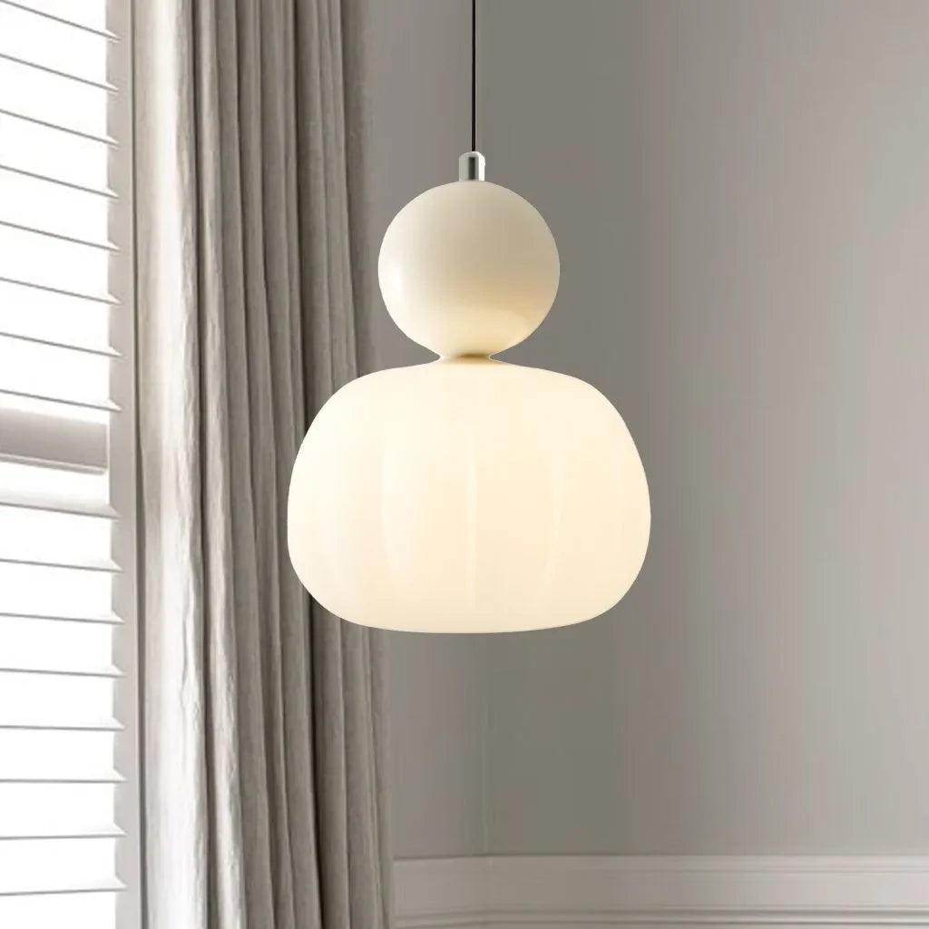 Pendant Light Metal G9 5W 27.6 in Cream Ceiling Dining Room Kitchen Island Hanging Fixture Modern Art Deco Lighting | Thomler