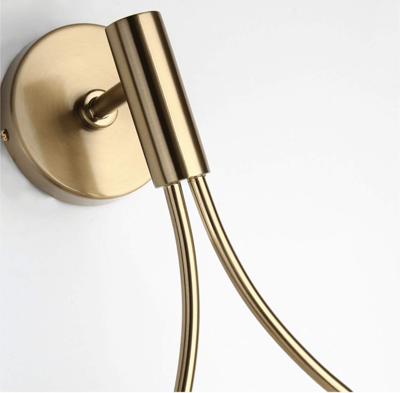 Metal Wall Sconce Minimalist Lamp Gold Black Silver Finish Hardwired Fixture Bedroom Hallway Living Room Dining Room Sconce | Thomler