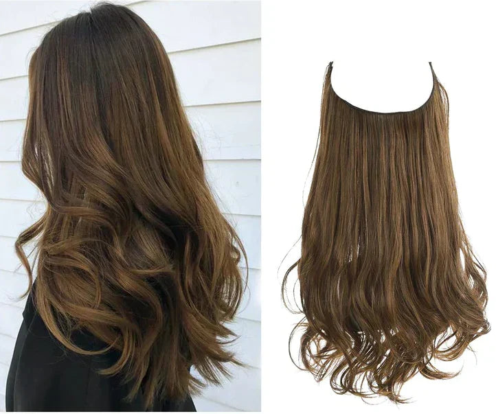 Clip-In Human Hair Extensions 100% Real Remy Hair Add Volume Length 14-18 Inches Heat Resistant Seamless Blend Natural Texture for Everyday | Thomler