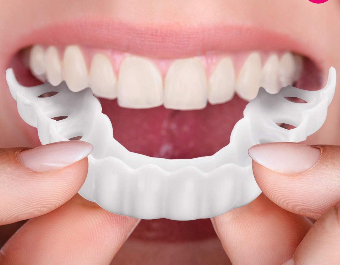 Temporary Cosmetic Teeth Cover Snap-On Upper Veneers Reusable Instant Smile Fix for Adults Comfortable Daily Wear No Dentist Visit Required | Thomler