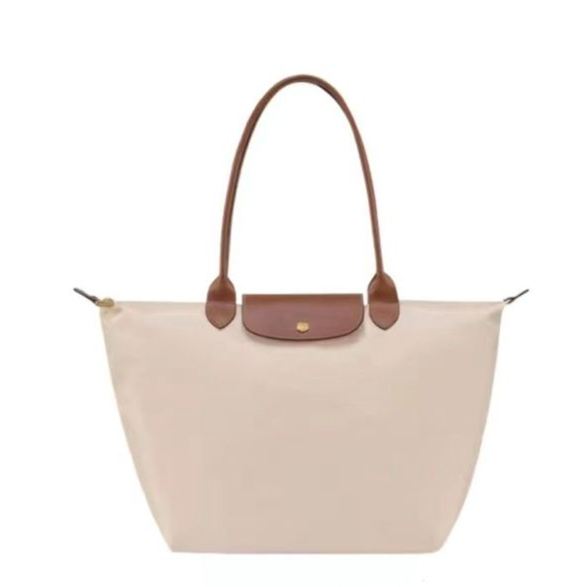 Water-Resistant Nylon Tote Bag with Leather Accents – Spacious Everyday Carry Purse for Work Travel Shopping | Thomler