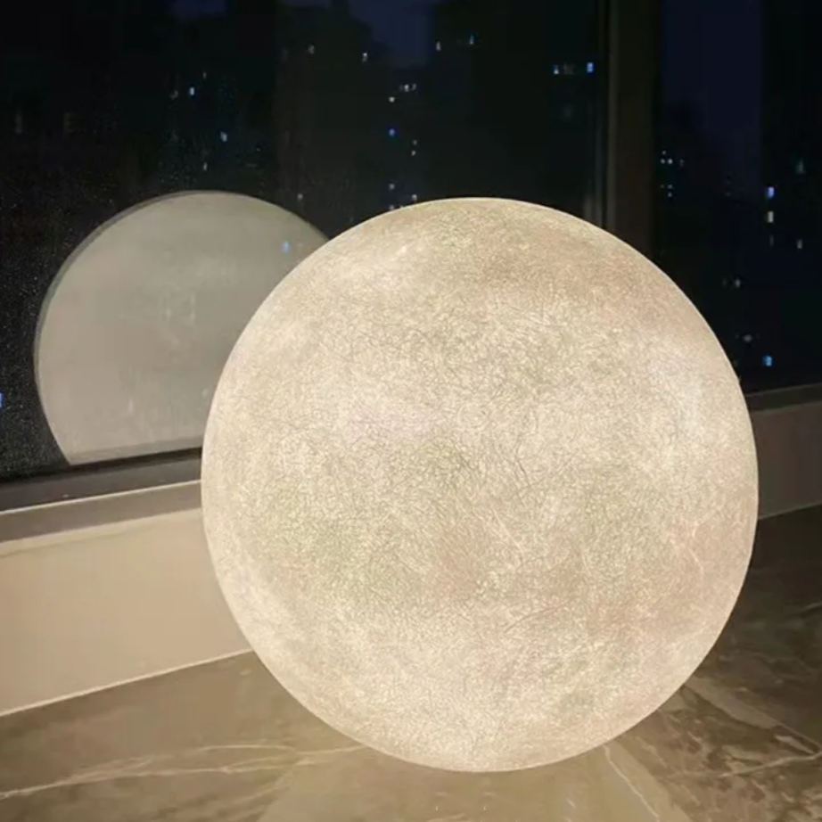 Floor Lamp Acrylic 16 in Adjustable Moonlight Living Room Bedroom Decorative LED Ambient Light | Thomler