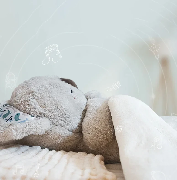 Breathing Koala Plush Sleep Aid with Light, Sound & Rhythmic Motion for Relaxation | Thomler