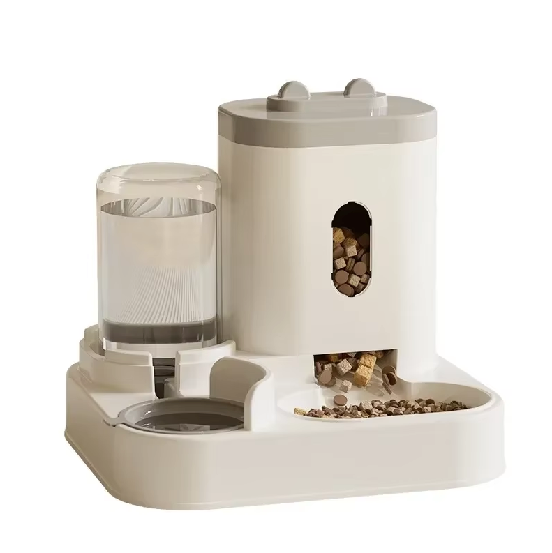 Pet Feeder 2300 ml Food Capacity With 1.0 L Water Dispenser For Cats Small Dogs Automatic Feeding Station Hydration Bowl | Thomler