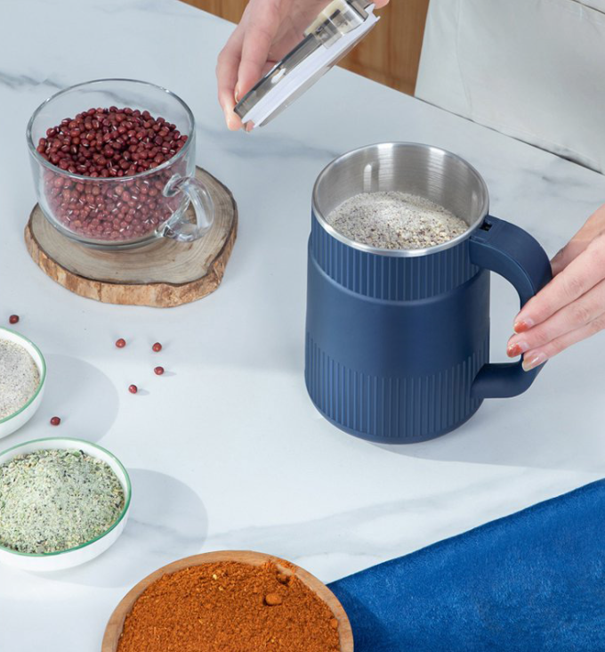 Compact Electric Spice & Coffee Grinder with Stainless Steel Blades for Home Use | Thomler